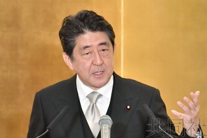 日本首相安倍晉三。（圖源：共同社）