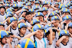 市交通安全委員會副主任阮玉祥稱，2018是兒童交通安全年，建議儘早建設交通主題公園，為兒童進行交通安全訓練教育工作服務。（示意圖源：海安）