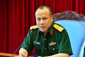 圖為網絡空間作戰司令部副司令宋曰忠大校。（圖源：VT）