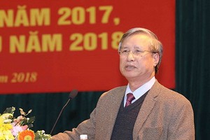 陳國旺同志出席會議並發表指導意見。（圖源：芳玲）