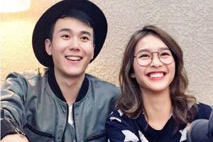 可銀與中國影星孫瑋倫。