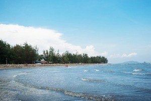 芹耶縣海洋生態都市區的規劃規模達2870公頃。圖為芹耶海灘一瞥。（示意圖源：互聯網）