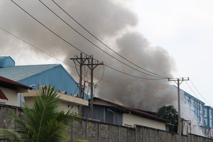 圖為該起火警現場。（圖源：廷仲）