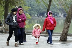 嚴寒天氣將來襲河內。（示意圖源：互聯網）