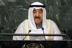 科威特國王謝赫薩巴赫‧艾哈邁德‧賈比爾‧薩巴赫。（圖源：聯合國）