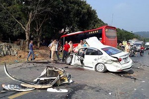 該起交通事故現場。（圖源：松阮）