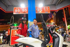 市場上正銷售多種汽油。