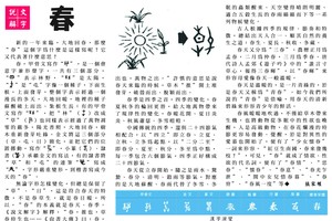 說文解字 『春』
