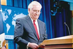 美國前國務卿蒂勒森。（圖源：互聯網）