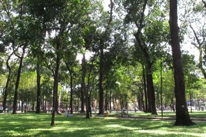 本市第一郡的“九‧二三”和“四‧三〇”兩公園即將安裝治安視頻監控系統。圖為四‧三〇”公園一隅。