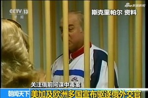 歐美多國宣佈驅逐俄外交官。（圖源：CCTV視頻截圖）