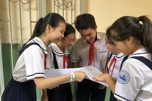 麥劍雄學校有５名學生參加九年級優秀生考試。