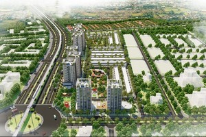 圖為昇龍Home協福項目總體效果圖。（圖源：互聯網）