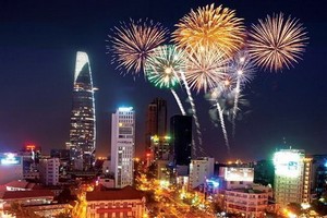 本市在兩地點燃放煙花迎節日。（示意圖源：互聯網）