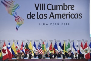 第八屆美洲國家首腦會議(美洲峰會)當地時間14日在秘魯首都利馬落下帷幕。（圖源：互聯網）