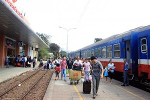 兩大節日列車票量增 3 萬張。（示意圖源：VTV）