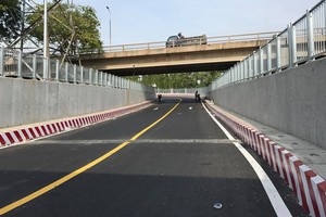 平兆橋下穿道路將於本月20日投入使用。（圖源：芳蓉）