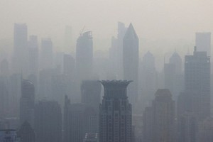 高樓大廈令空氣污染加劇。（示意圖源：互聯網）