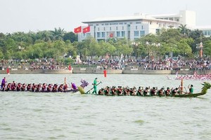 越池市划鋪舟公開賽一瞥。