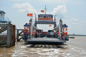 芹耶-芹玉渡輪已於21日投入活動。（圖源：PV）