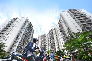 政府總理要求注重在市中心區不繼續興建公寓住房、高層建築的措施。圖為舊邑郡河都公寓。（示意圖源：光定）