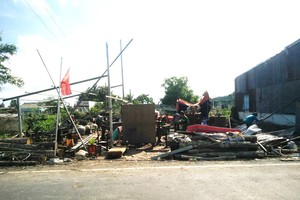 旋風刮過後的現場一瞥。（圖源：CTV）