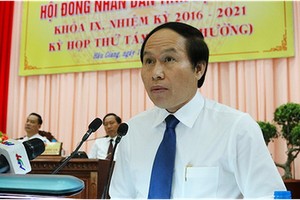 新任後江省人委會主席黎進洲。（圖源：黎民）