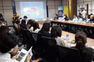 圖為“古巴-觸手可及的旅遊景點”旅遊推介會一瞥。（圖源：黎英）