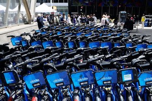 美國共用自行車。