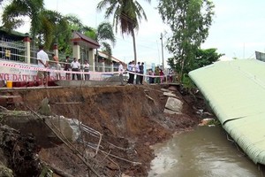 該起坍塌事故現場。（圖源：黃松）