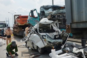 富美橋上頻發多起嚴重交通事故的原因是車輛超速行駛。（圖源：玉欣）