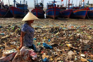 到處可見的塑料垃圾。（圖源：光世）