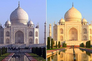 印度將用科學研究“確定”泰姬陵顏色。（圖源：互聯網）