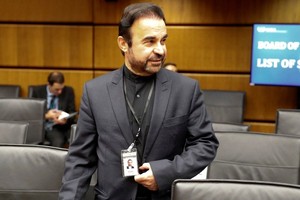 伊朗駐國際原子能總署（IAEA）大使納加菲（Reza Najafi）表示，若2015年簽署的核子協議瓦解，將重啟核子活動。 （圖源：路透社）