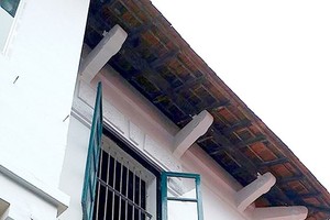 圖為順化市棟多街3號具法國建築風格並有逾百年的兩層舊別墅外貌一隅。（示意圖源：互聯網）