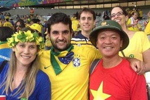 越南許多球迷已陸續前往俄羅斯為 2018 年世界盃助威。（圖源：NVCC）