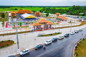 後江竹林禪院全景。（圖源：高峰）