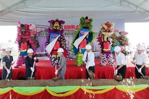 薄寮-西貢全科醫院工程動工儀式一瞥。