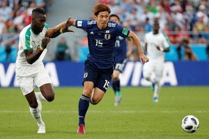 日本-塞內加爾比賽一瞥。