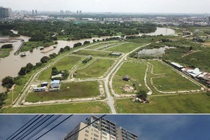 上圖為北迪哲居民區項目；下圖為七賢大廈一瞥。