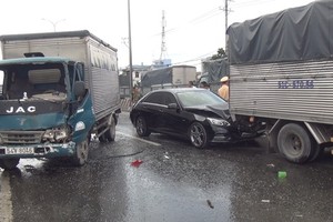 該起交通事故現場。（圖源：X.Giang）