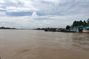 中央水文氣象預報中心：九龍江平原洪澇水位比去年高。（示意圖源：春龍）