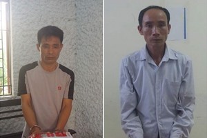 涉案2名嫌犯與物證。（圖源：法律維護報）