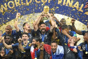 法國球員慶祝進球。（圖源：互聯網）