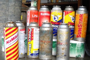 使用重複灌注小型瓦斯罐食肆將受罰。（示意圖源：互聯網）