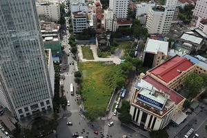 Sabeco的第一郡二徵夫人街２-４-６號四面臨街地段。