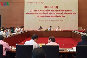 會議場景一瞥。（圖源：VOV）