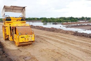 金甌“土地銀行”項目處於場地平整階段中。（圖源：CTV）