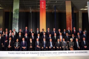 G20 阿根廷峰會各領導人合照。（圖源：路透社）