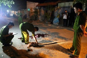 警方在案發現場勘查取證。（示意圖源：奇楠）